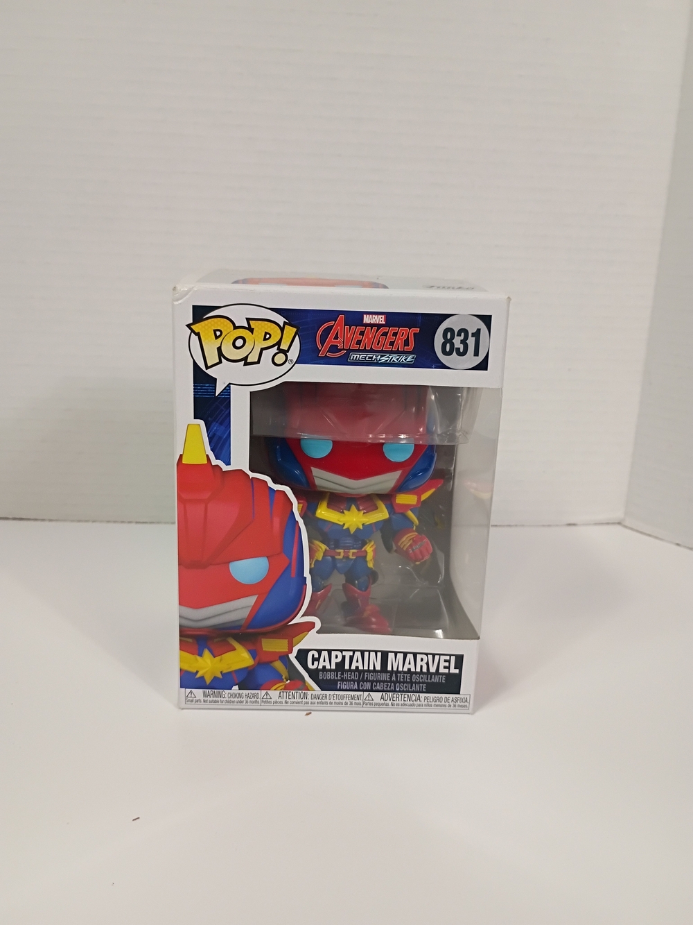 Funko Captain Marvel #831 - Red & Blue Collectible Figure